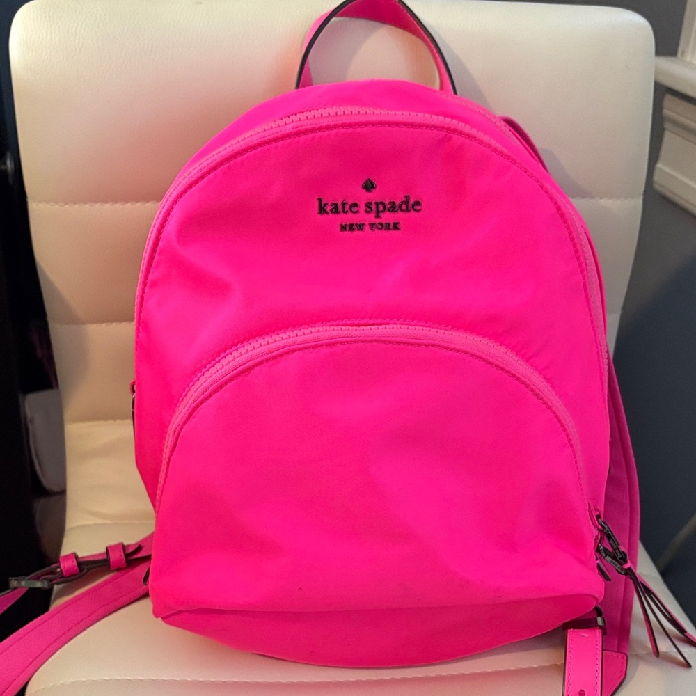 Kate Spade Neon Pink Backpack